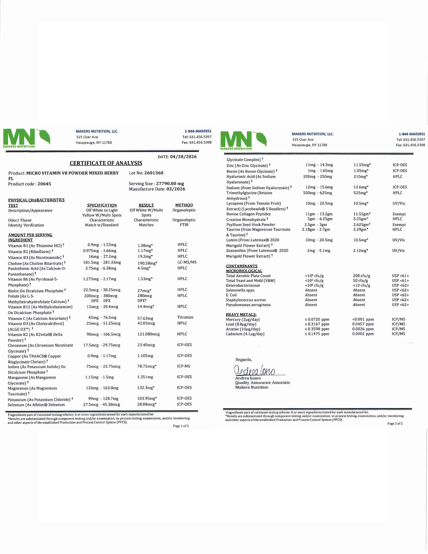 MicroVitamin+ Powder