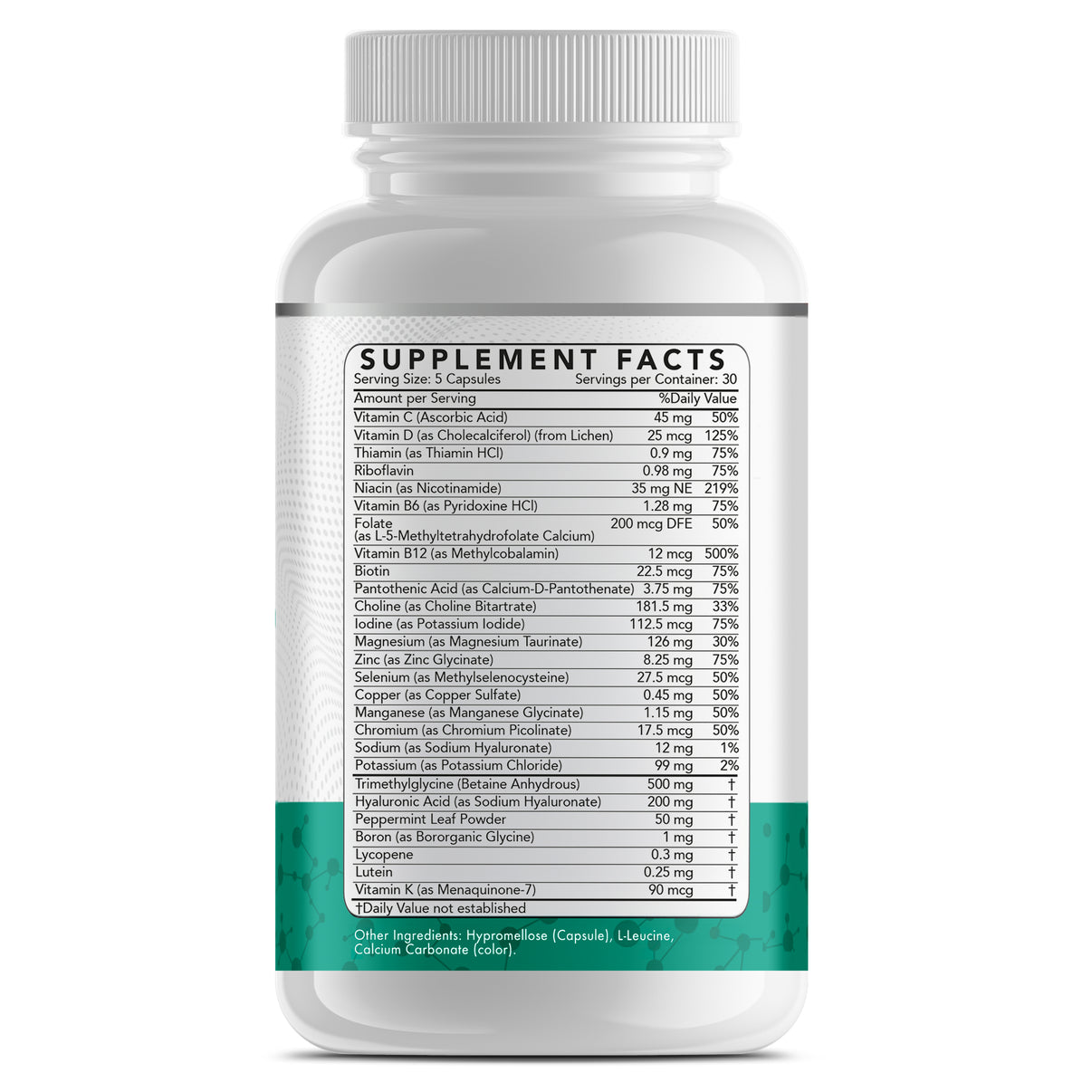 Dr Brad Stanfield Collagen Peptides + Creatine Monohydrate + Psyllium Husk + Taurine + TMG + Hyaluronic Acid + MultiVitamin & Mineral (30 Servings, Unflavored)